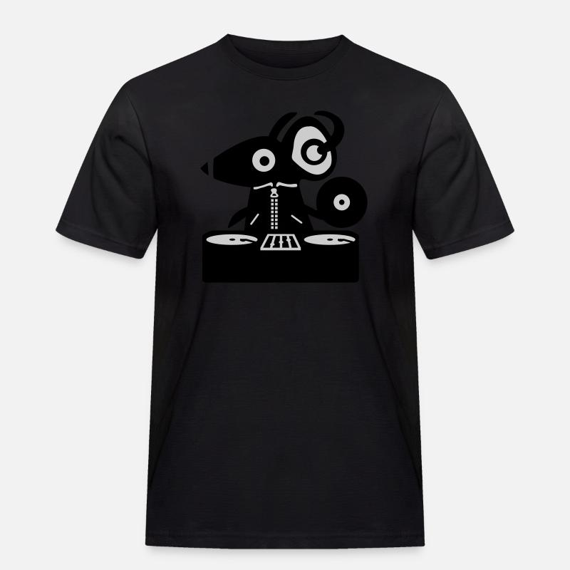 DJ Mouse - Rat - Men's Workwear T-Shirt - black