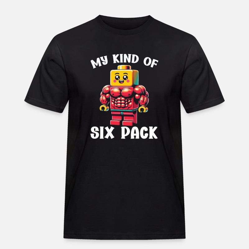 Expert Master Builder Bricks - Men's Workwear T-Shirt - black