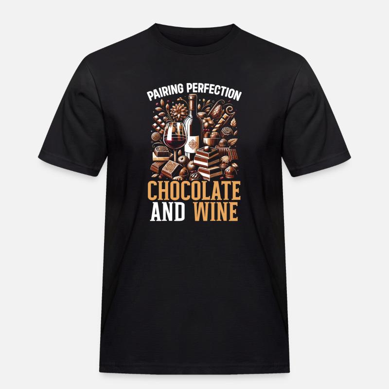 Ich Liebe - Männer Workwear T-Shirt - Schwarz