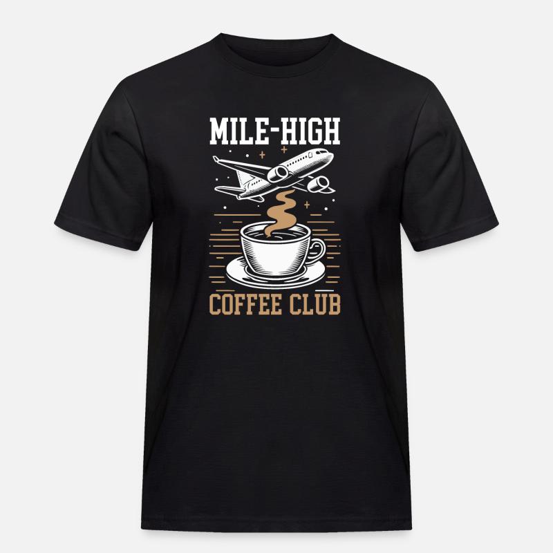 Stewardess Flugbegleiterin Flugzeugfahrt Luftfahrt - Männer Workwear T-Shirt - Schwarz