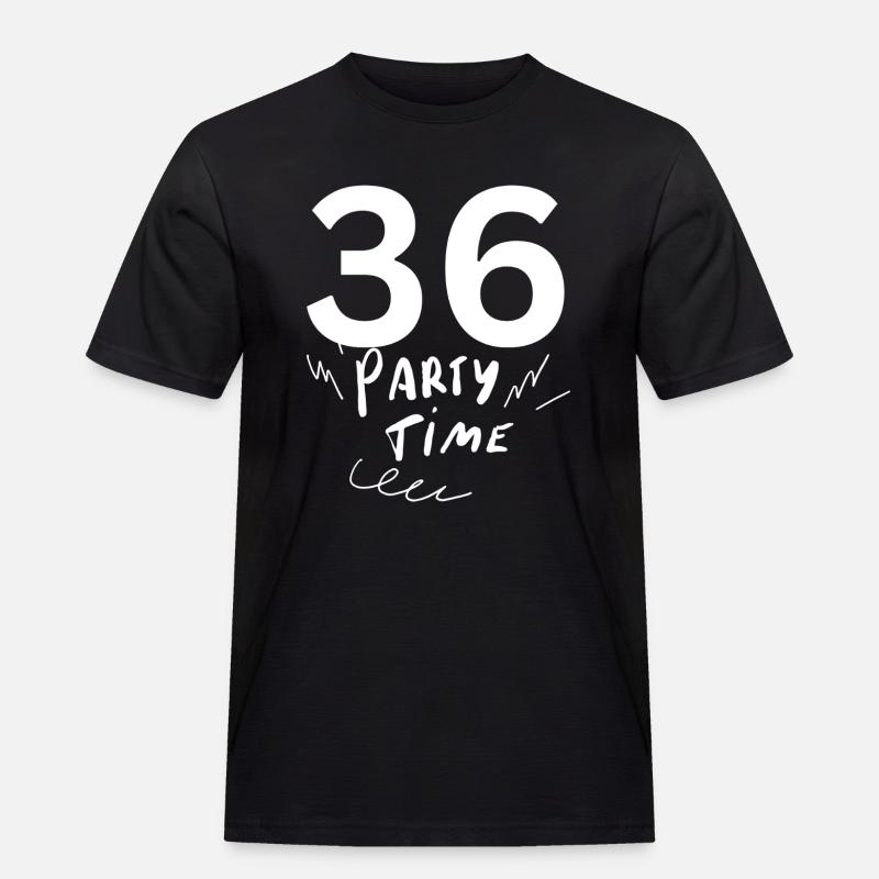 36 - Männer Workwear T-Shirt - Schwarz