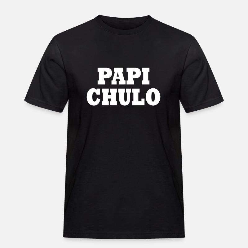 Papi chulo - Men's Workwear T-Shirt - black