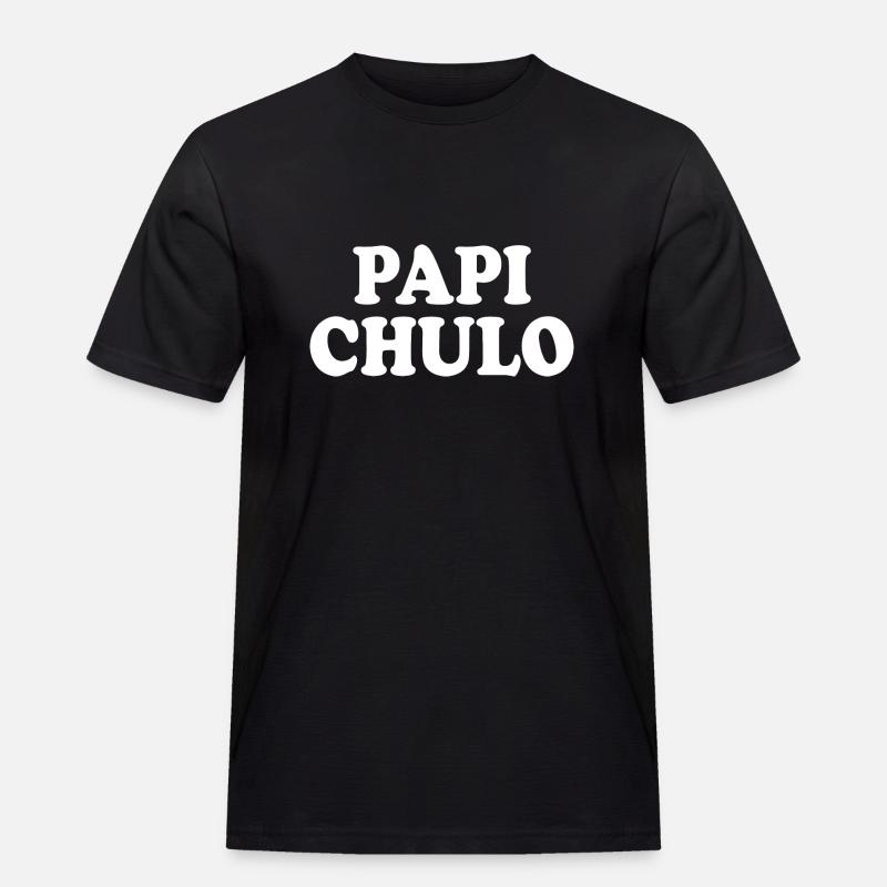 Papi chulo - Men's Workwear T-Shirt - black