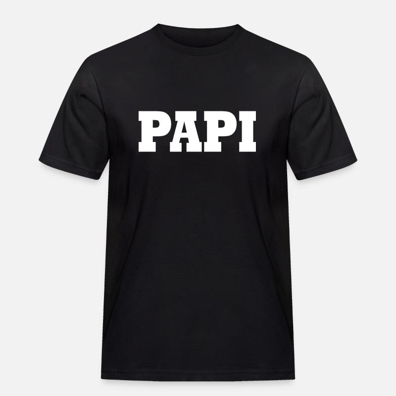 Papi - Men's Workwear T-Shirt - black