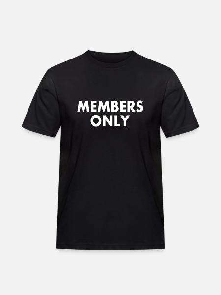 Members only - Men's Workwear T-Shirt - black