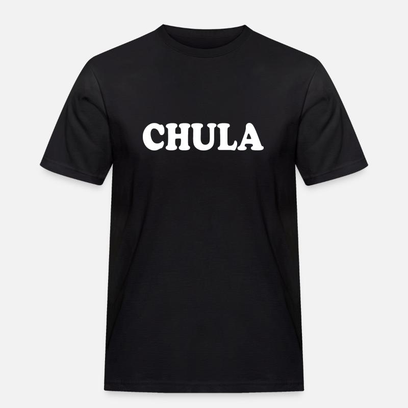 Chula - Männer Workwear T-Shirt - Schwarz
