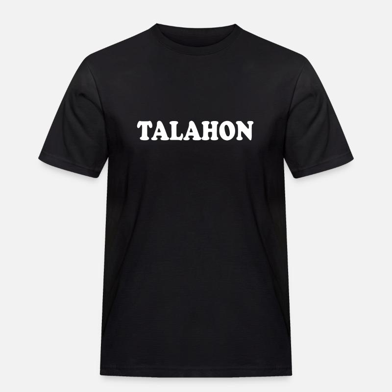 Talahon - Männer Workwear T-Shirt - Schwarz