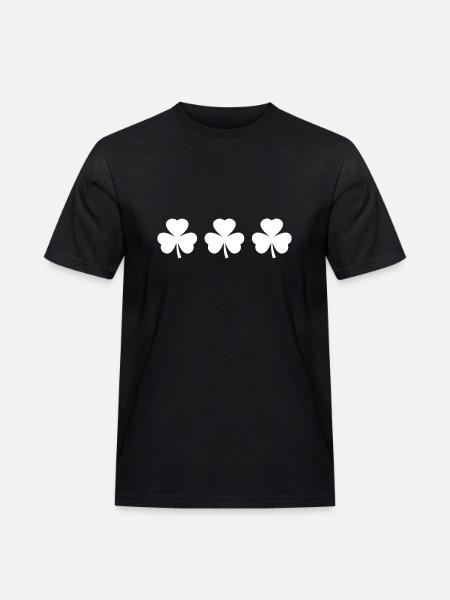 Trèfle de la Saint-Patrick d’Irlande - T-shirt Workwear homme - noir
