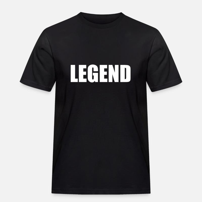 Legend - Männer Workwear T-Shirt - Schwarz