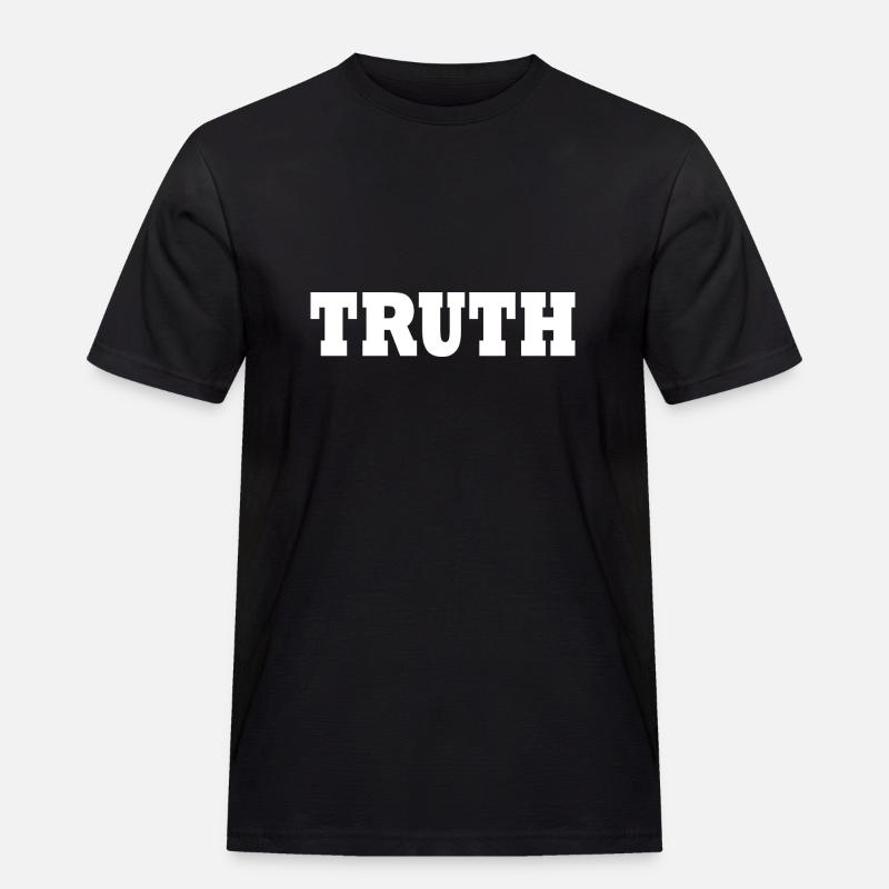 Truth - Männer Workwear T-Shirt - Schwarz