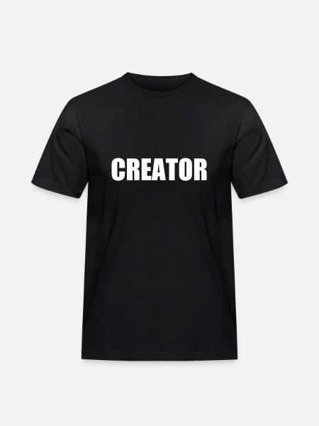 Creator - Men's Workwear T-Shirt - black
