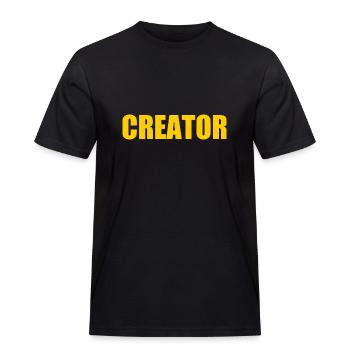 Creator - T-shirt Workwear homme - noir - Devant - AI Model Male 178 light (178cm)