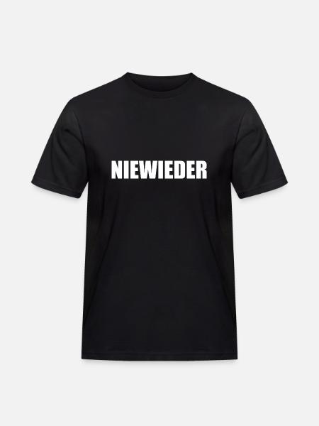 Niewieder - Männer Workwear T-Shirt - Schwarz