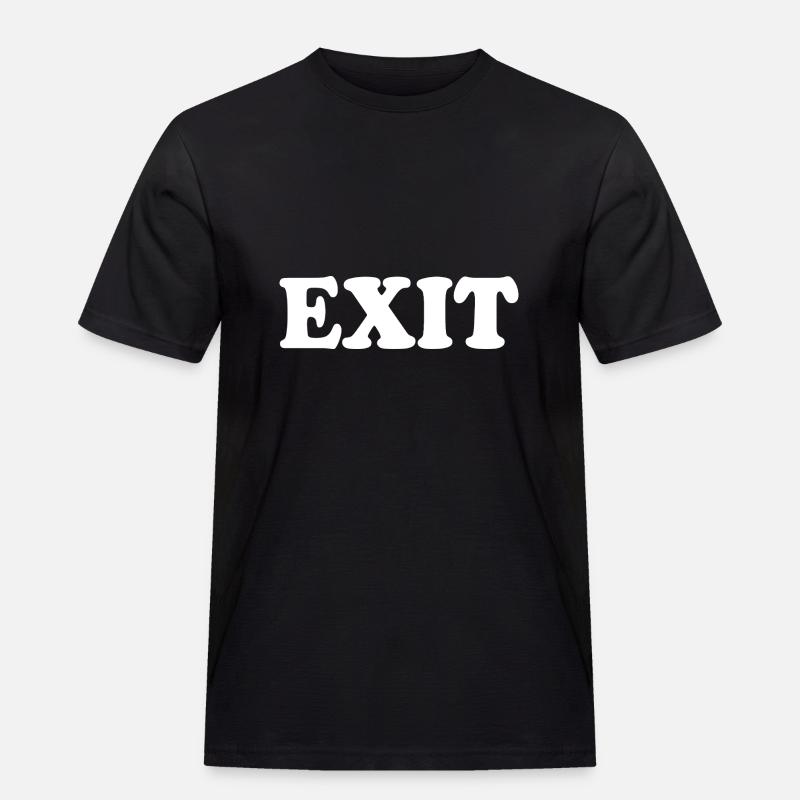 Exit - Men's Workwear T-Shirt - black
