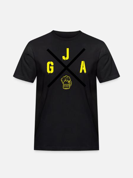jga_002 - Männer Workwear T-Shirt - Schwarz
