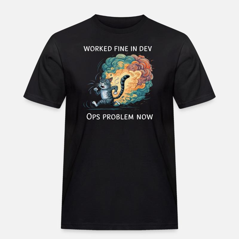 DevOps - Men's Workwear T-Shirt - black