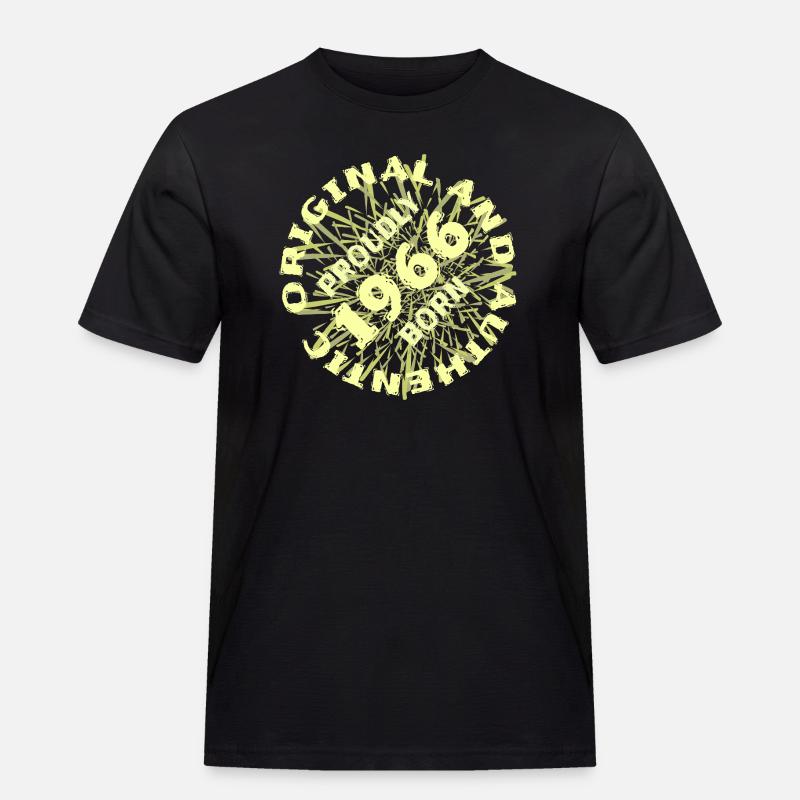 1966 1966 - Männer Workwear T-Shirt - Schwarz