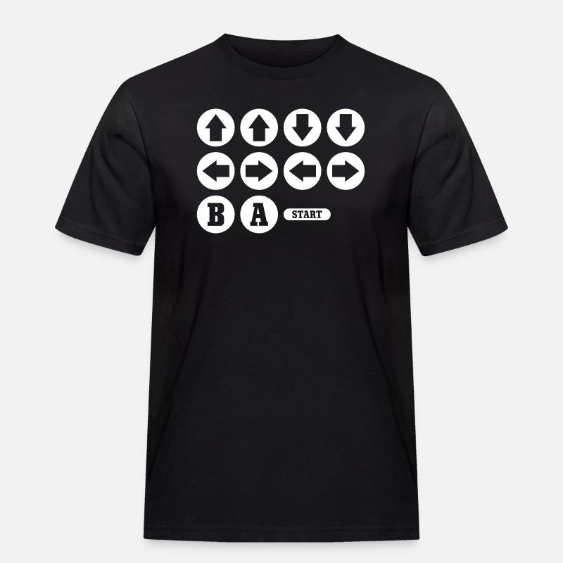 Cheat Code Video Game - Männer Workwear T-Shirt - Schwarz
