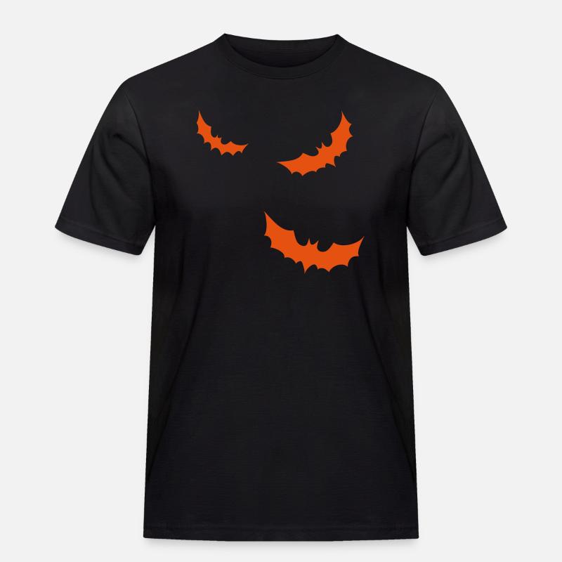 Fledermäuse - Männer Workwear T-Shirt - Schwarz
