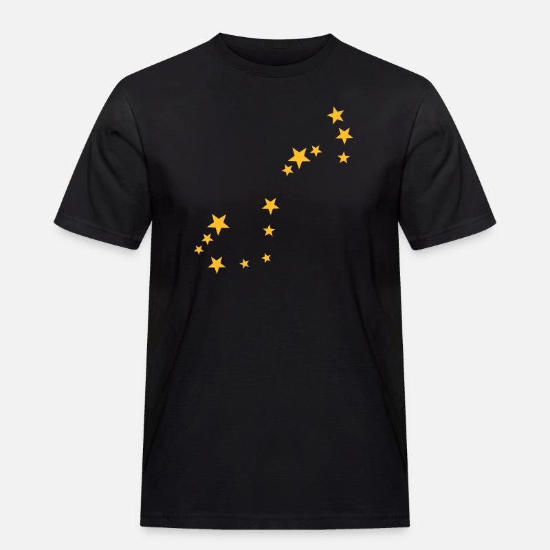 Scorpio constellation - Men's Workwear T-Shirt - black