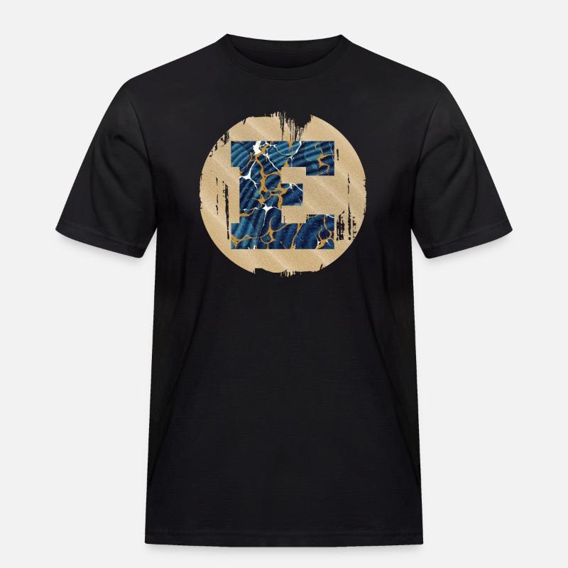 e 16 e - Männer Workwear T-Shirt - Schwarz