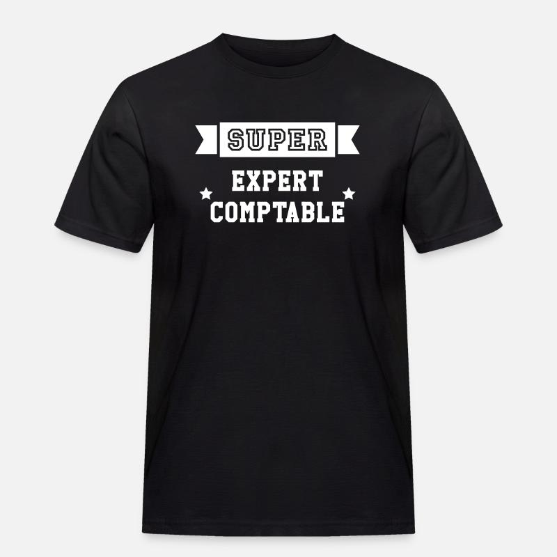 Expert Comptable / Comptabilité / Comptable / - T-shirt Workwear homme - noir