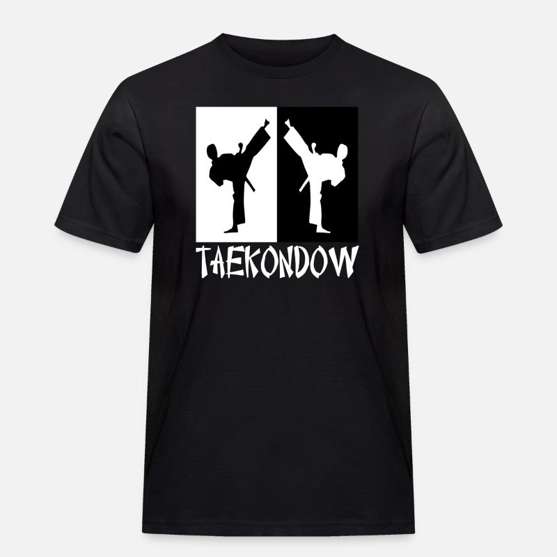 Tkd Karate - Männer Workwear T-Shirt - Schwarz