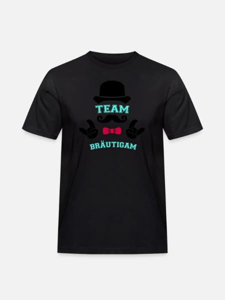 Team Groom - Men's Workwear T-Shirt - black