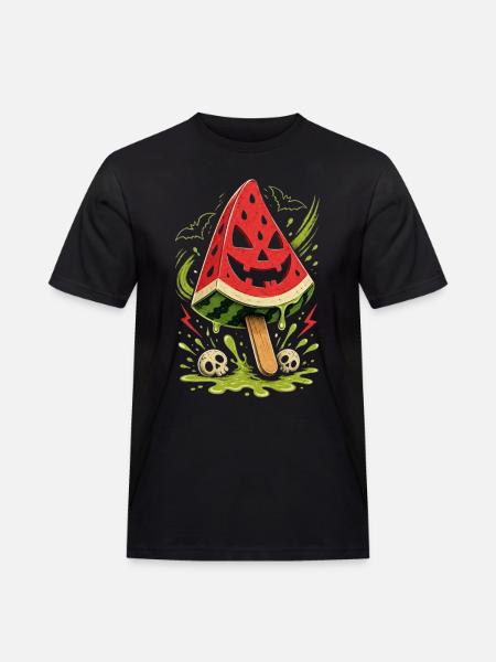 Halloween Summer Melon - Men's Workwear T-Shirt - black