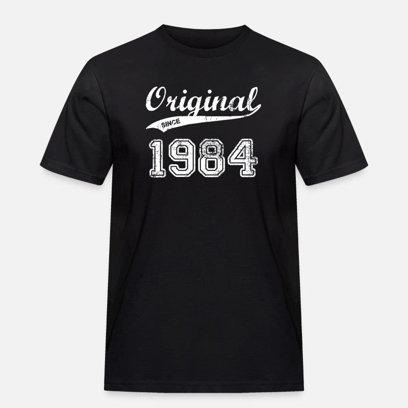 1984 - Männer Workwear T-Shirt - Schwarz