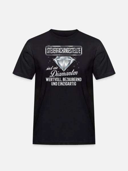 STEUERFACHANGESTELLTE -DM - Männer Workwear T-Shirt - Schwarz