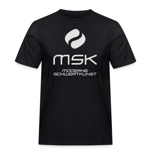 Logo_mit_schrift_2zeilig_ - Männer Workwear T-Shirt