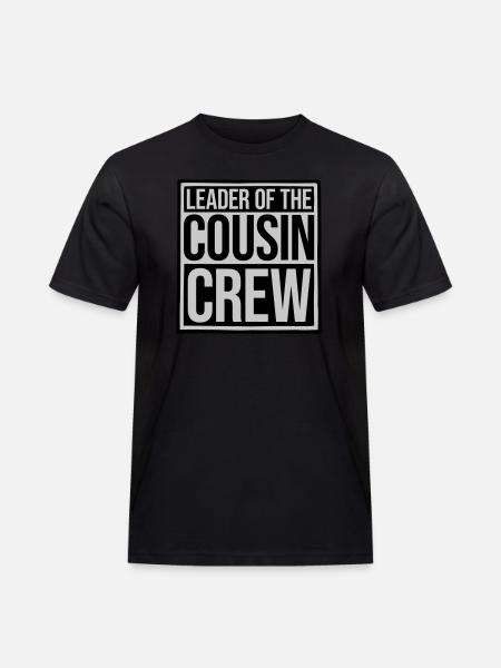 Leader Cousin Crew Team - Men's Workwear T-Shirt - black