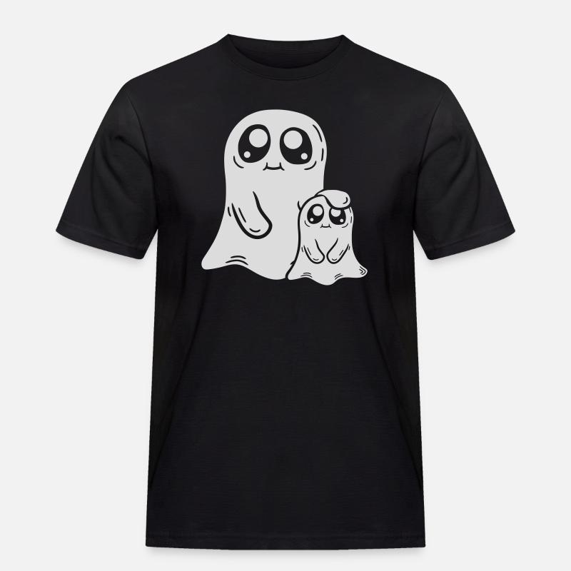 Papa Child Ghost Comic - T-shirt Workwear homme - noir