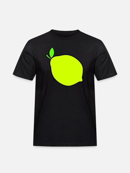 lemon - Men's Workwear T-Shirt - black