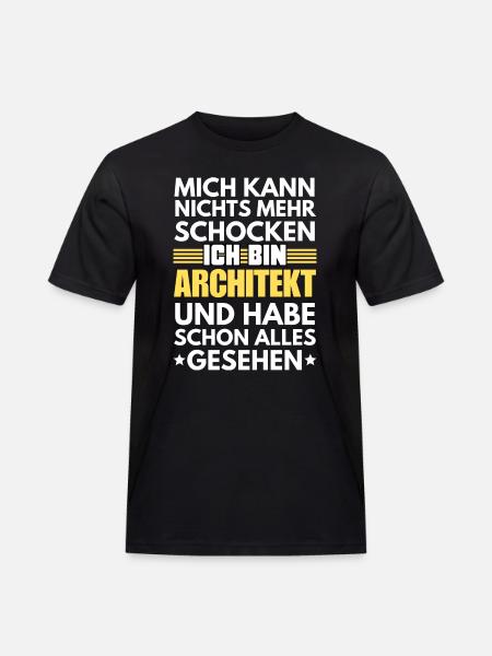 Non-shockable architect - Men's Workwear T-Shirt - black