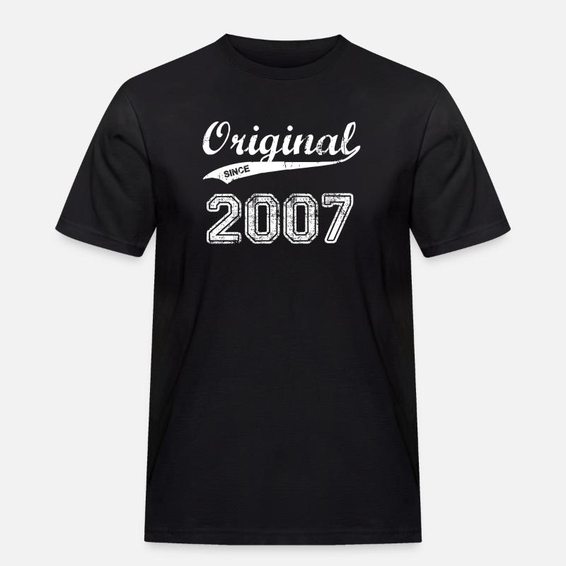 2007 - Männer Workwear T-Shirt - Schwarz