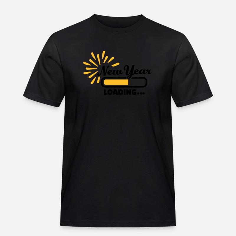 New Year Loading - Men's Workwear T-Shirt - black