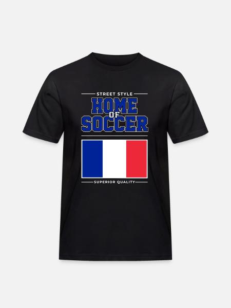 Home of Soccer - Men's Workwear T-Shirt - black