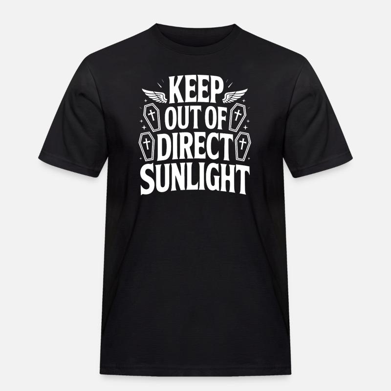 Keep out of direct sunlight! Vampire Goth Emo - Men's Workwear T-Shirt - black