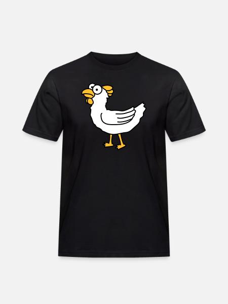 chicken - Men's Workwear T-Shirt - black