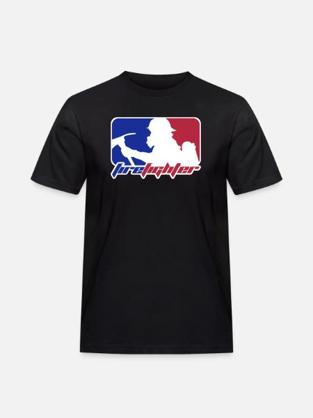 pompier - T-shirt Workwear homme - noir