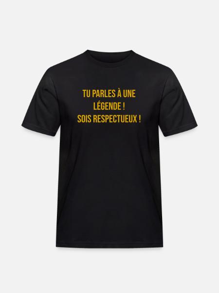 Tu parles à une légende - T-shirt Workwear homme - noir