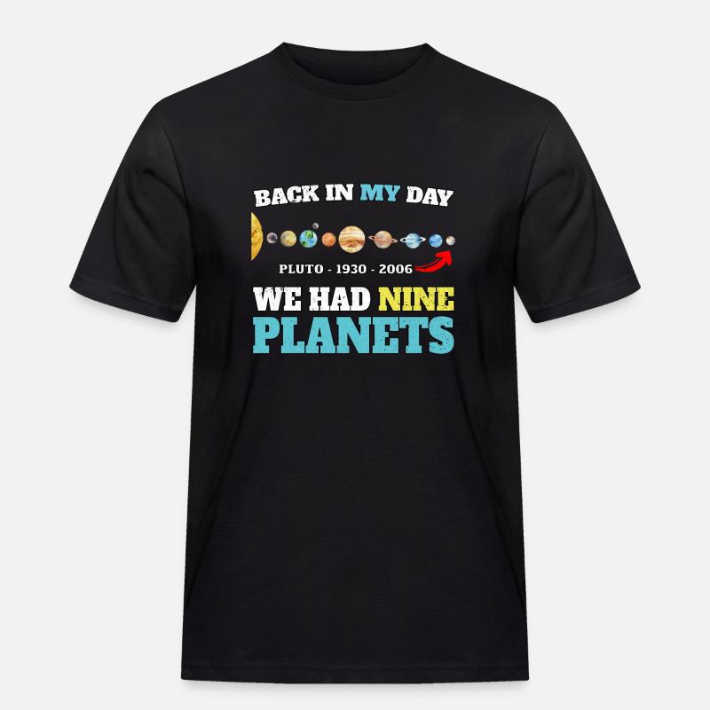 PLUTO - NEVER FORGET 1930 - 2006 - Men's Workwear T-Shirt - black
