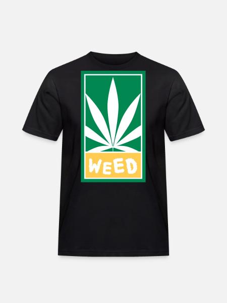 Weed - Men's Workwear T-Shirt - black
