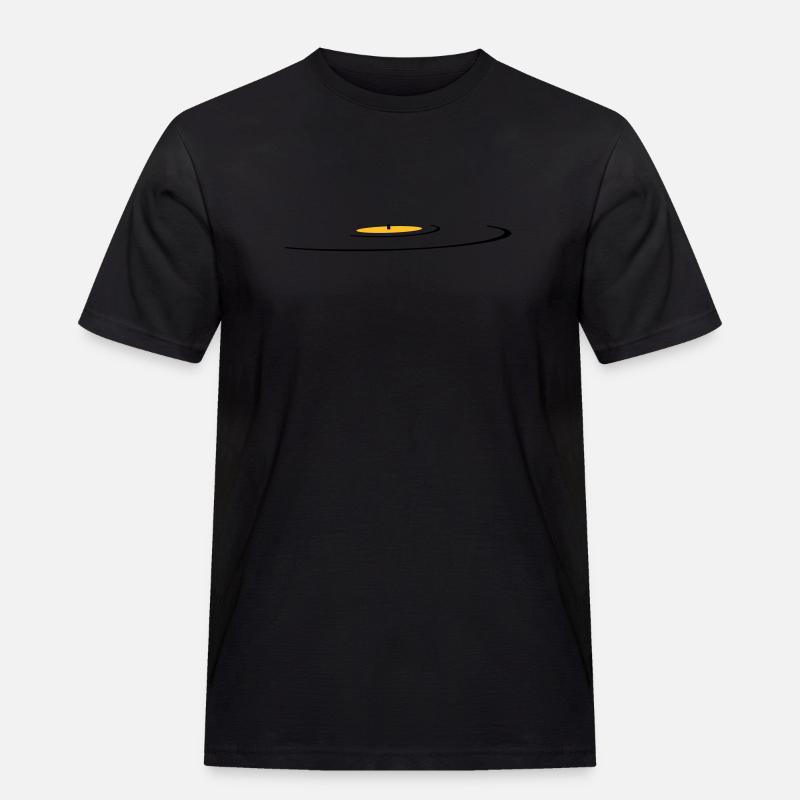 retro, vinyl, old school - Männer Workwear T-Shirt - Schwarz