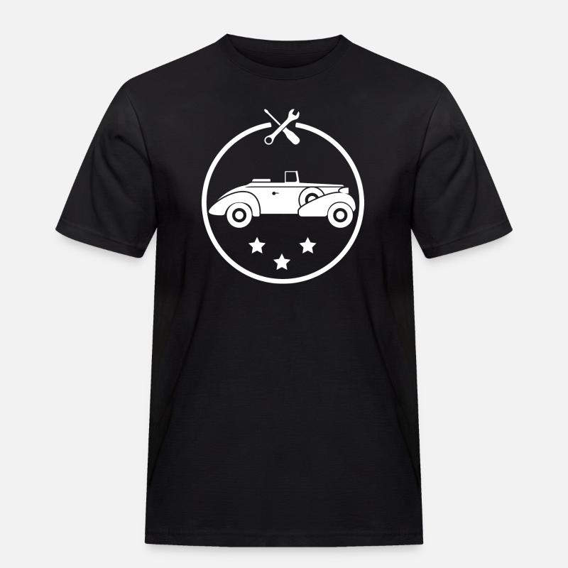 Oldtimer - Auto Nostalgisch Vehicles - Men's Workwear T-Shirt - black
