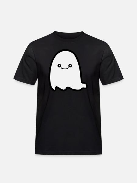 ghost comic - Männer Workwear T-Shirt - Schwarz