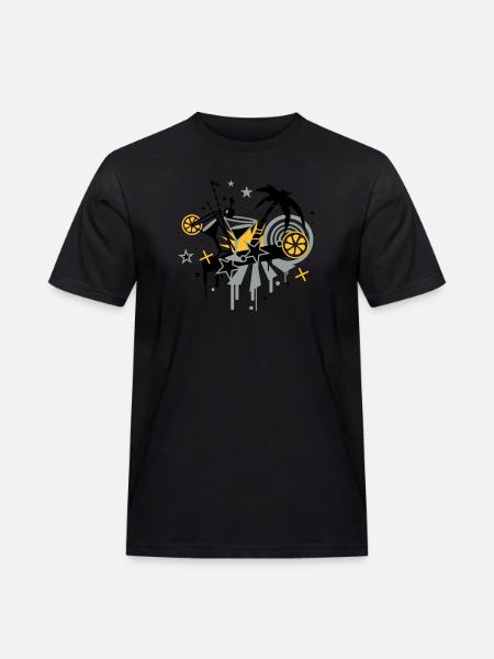 cocktail_bar - Men's Workwear T-Shirt - black