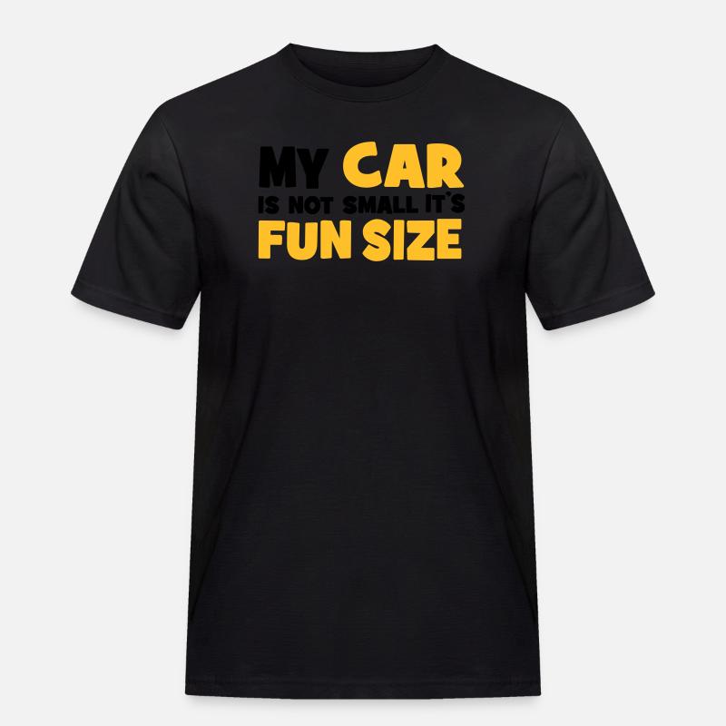 small car - Männer Workwear T-Shirt - Schwarz